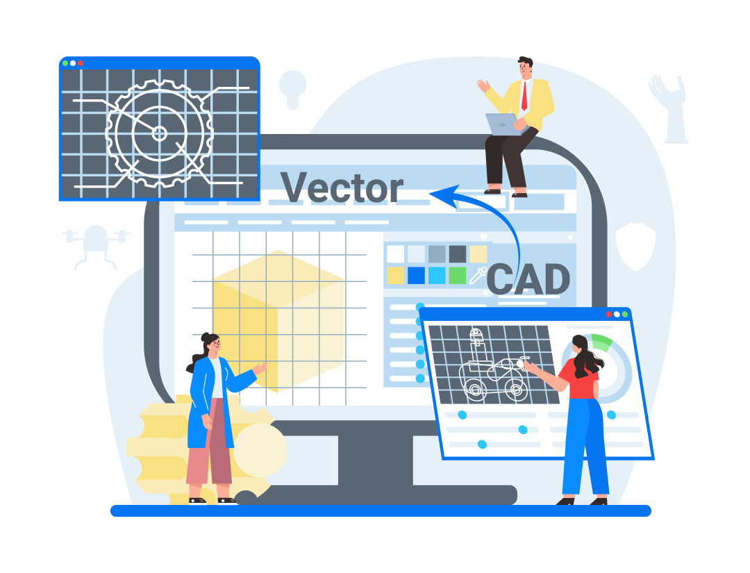 cad to vector